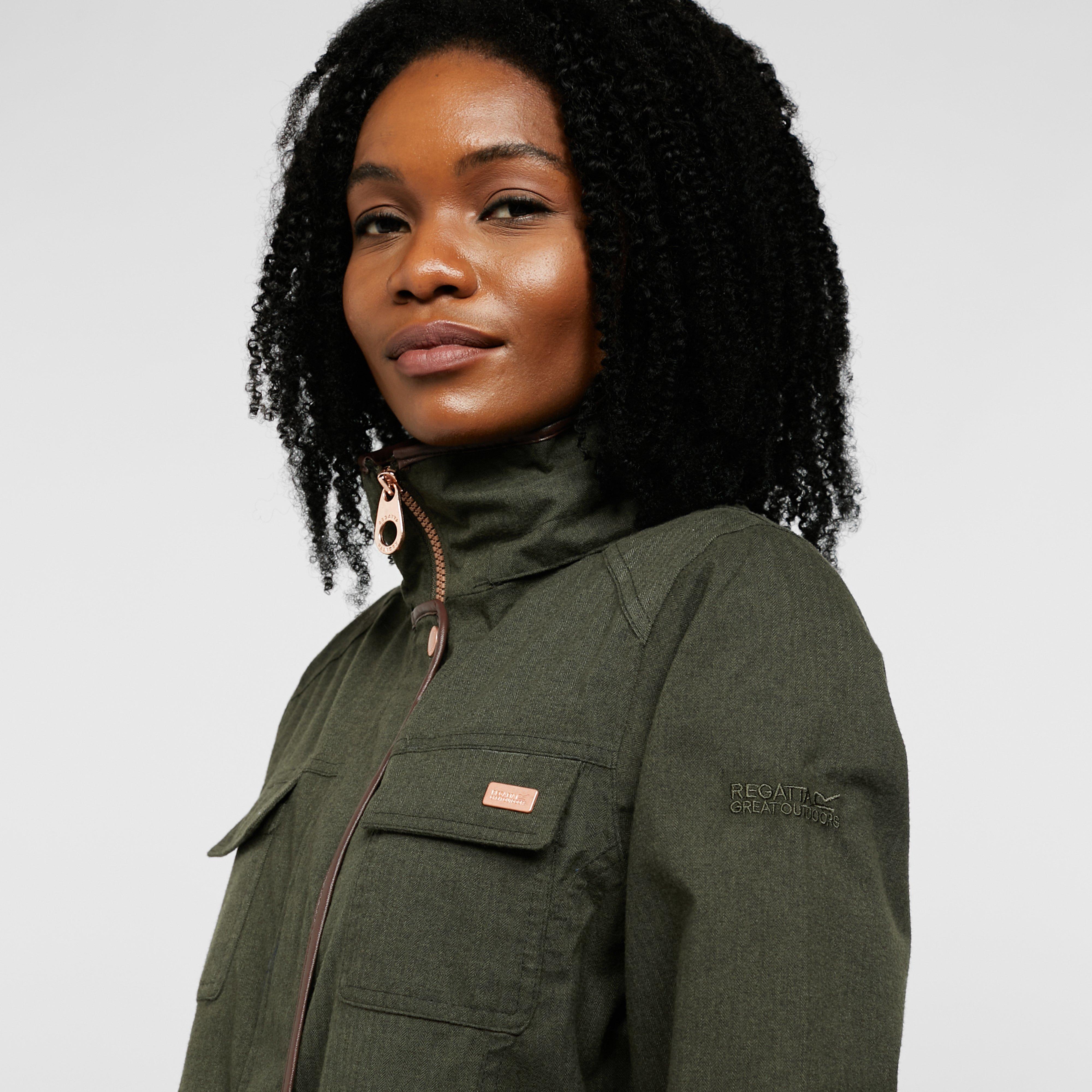 Womens Alixa Waterproof Jacket Green