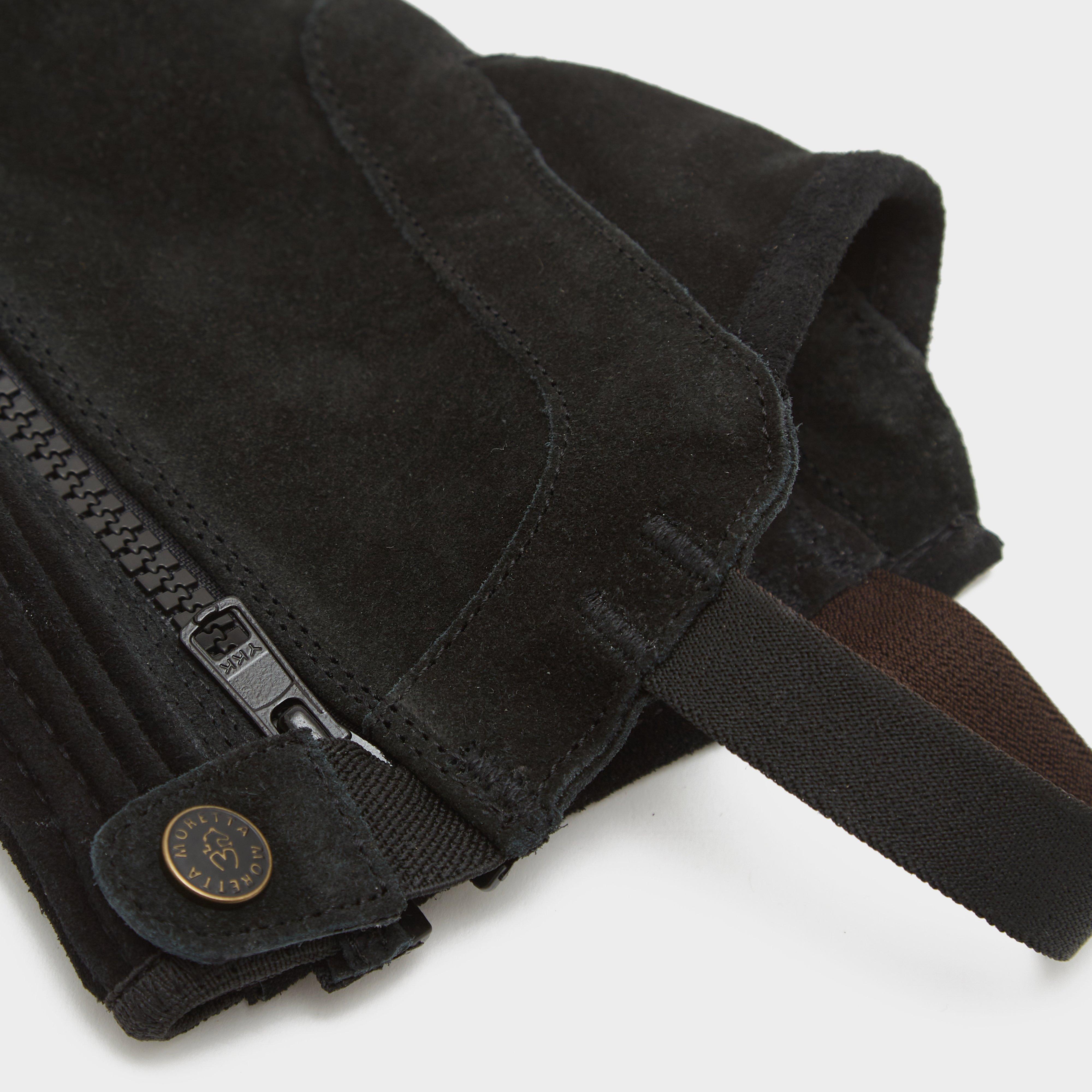 Adults Suede Half Chaps Black