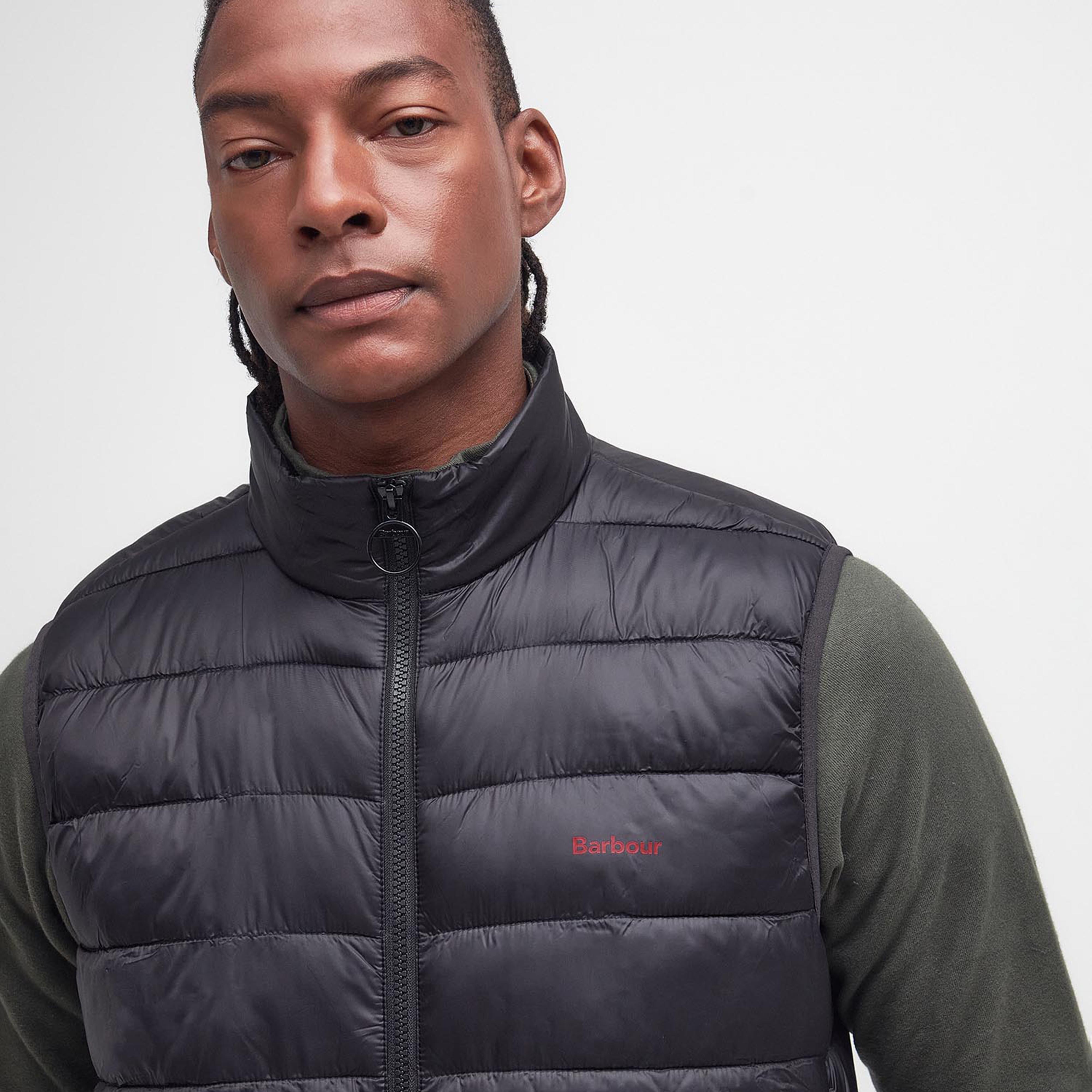 Mens Bretby Quilted Gilet Black