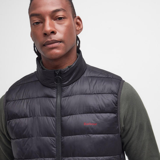 Mens Bretby Quilted Gilet Black