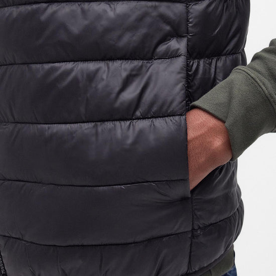 Mens Bretby Quilted Gilet Black