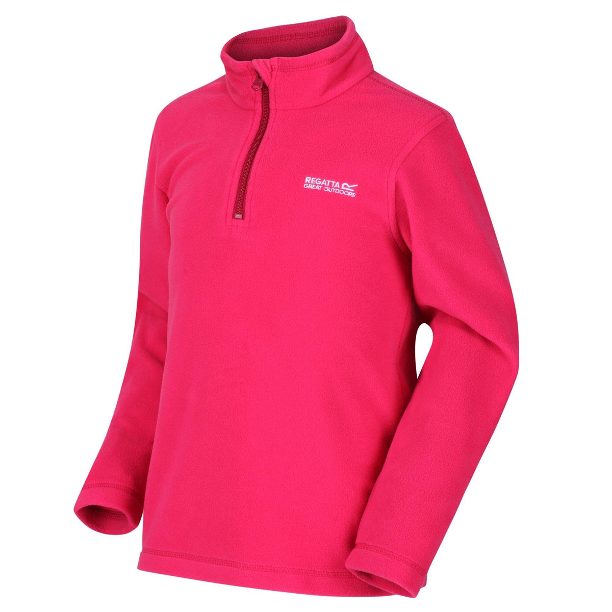 Childs Hot Shot II Lightweight Half Zip Fleece Duchess Pink