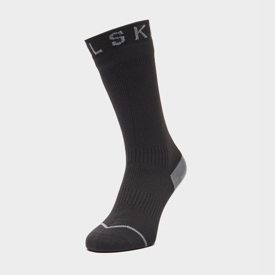 Waterproof All Weather Mid Length Socks Black
