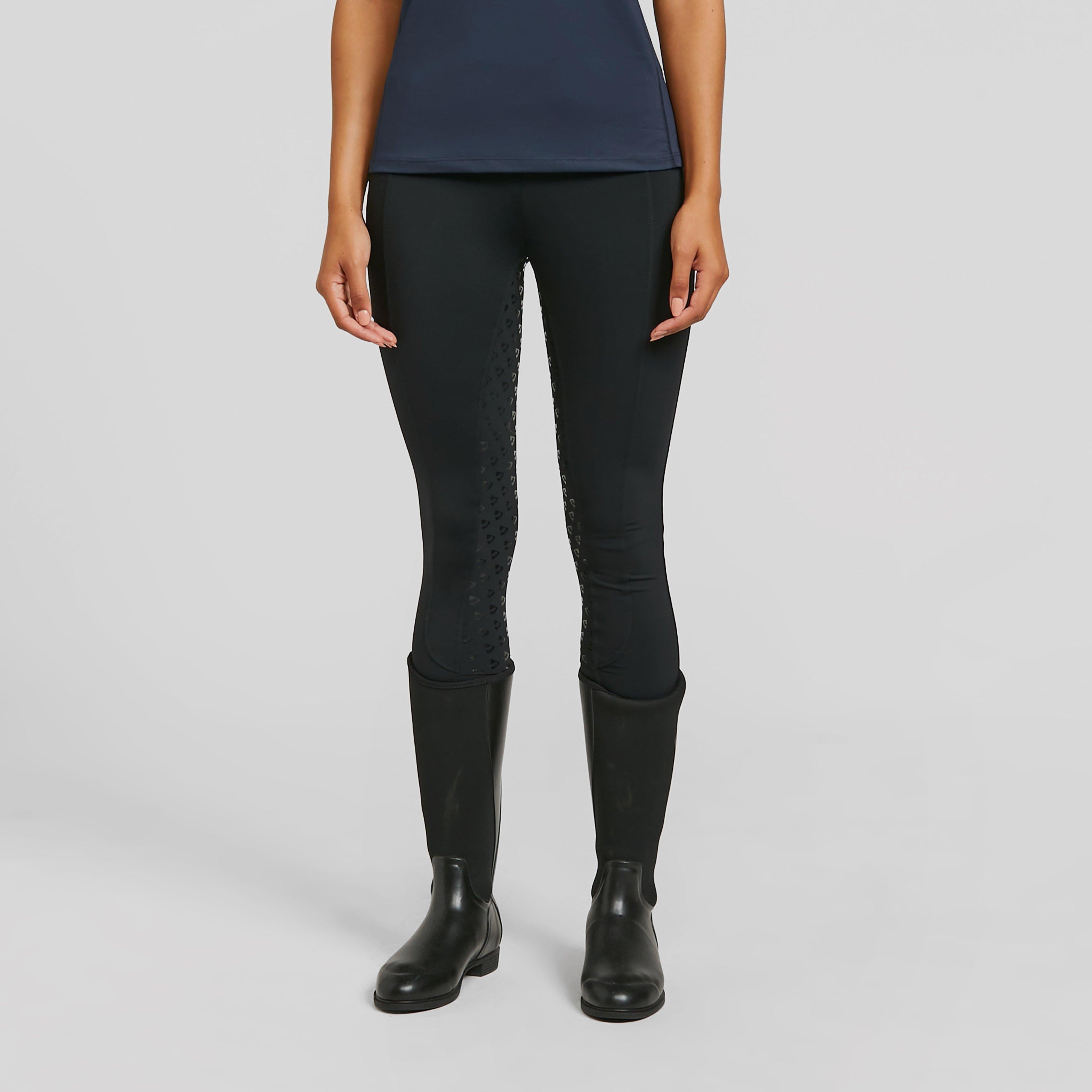 Womens Albany Full Seat Riding Tights Black