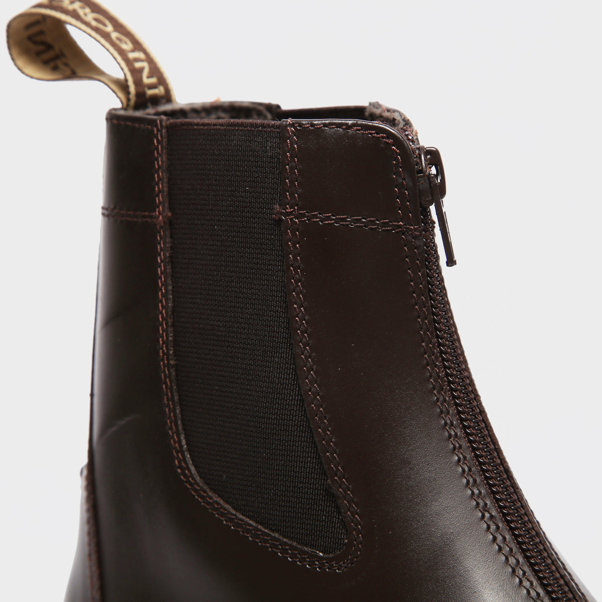 Womens Tivoli Front Zip Jodhpur Boots Brown