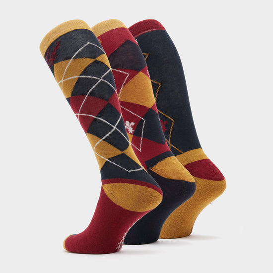 Ladies 3 Pack Chestermere Socks Navy