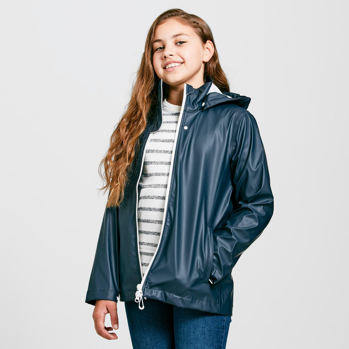 Kids Rain Jacket Navy