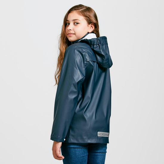 Kids Rain Jacket Navy