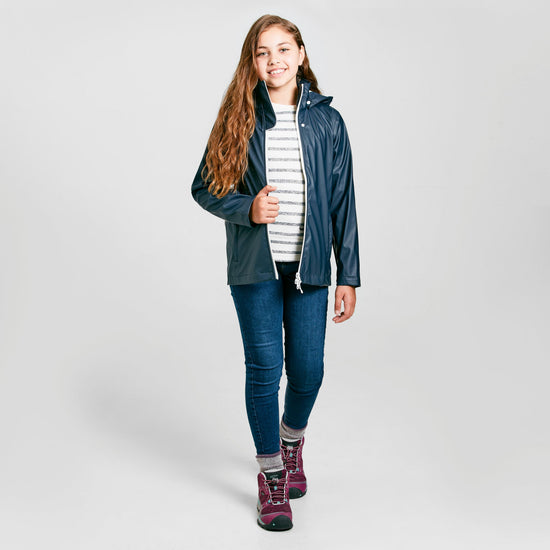 Kids Rain Jacket Navy