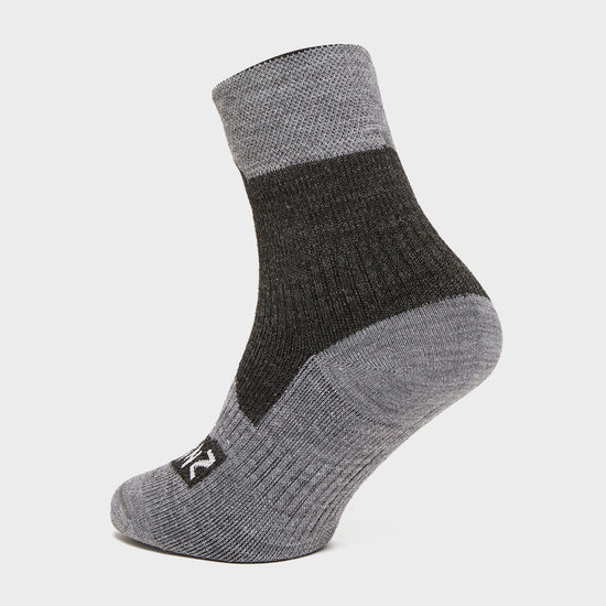 Waterproof All Weather Ankle Socks Grey