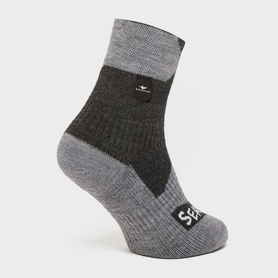 Waterproof All Weather Ankle Socks Grey