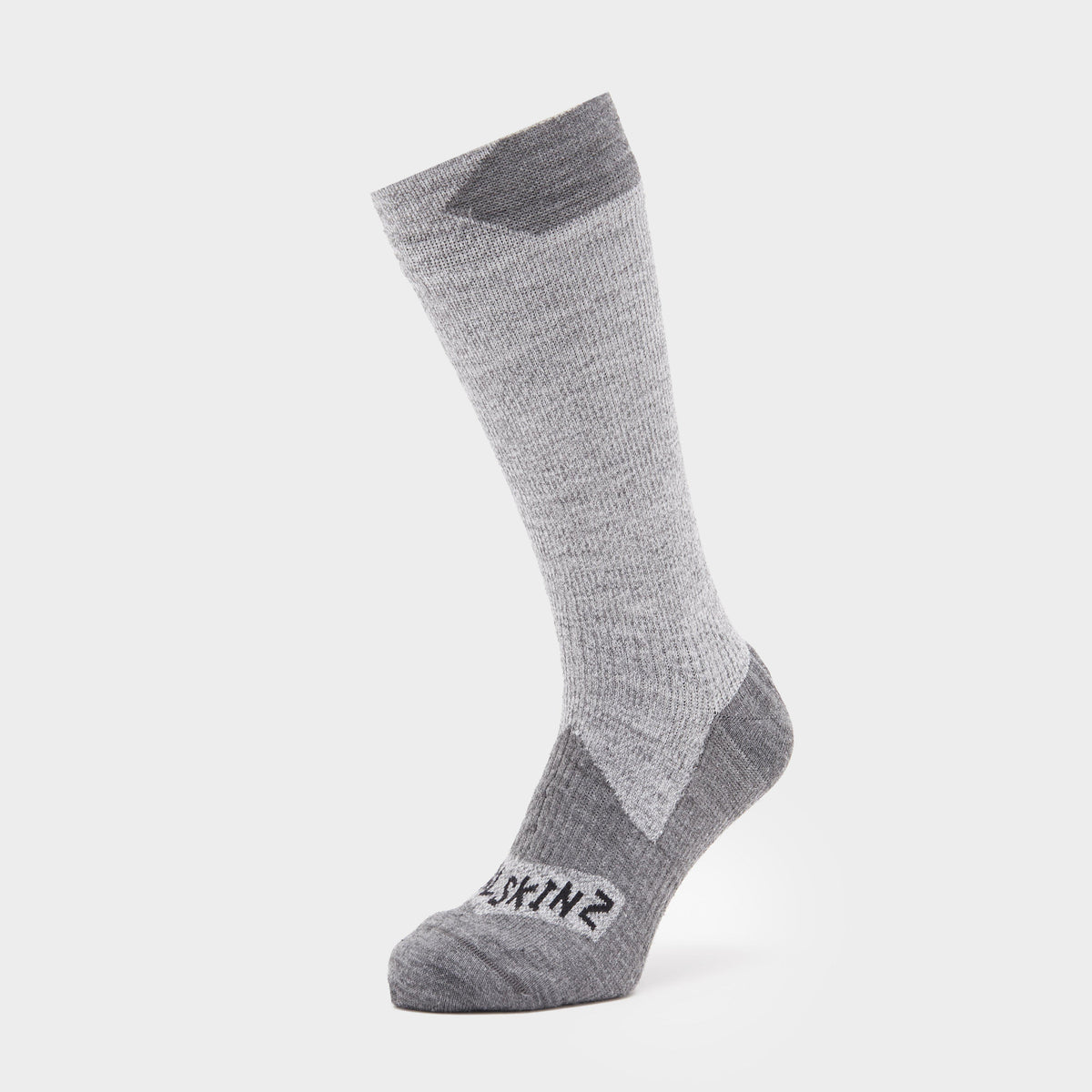Waterproof All Weather Mid Length Socks Grey