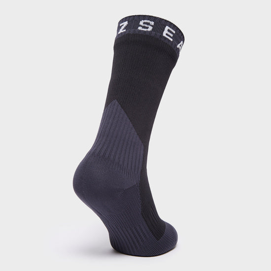 Extreme Cold Weather Waterproof Mid Length Sock Black
