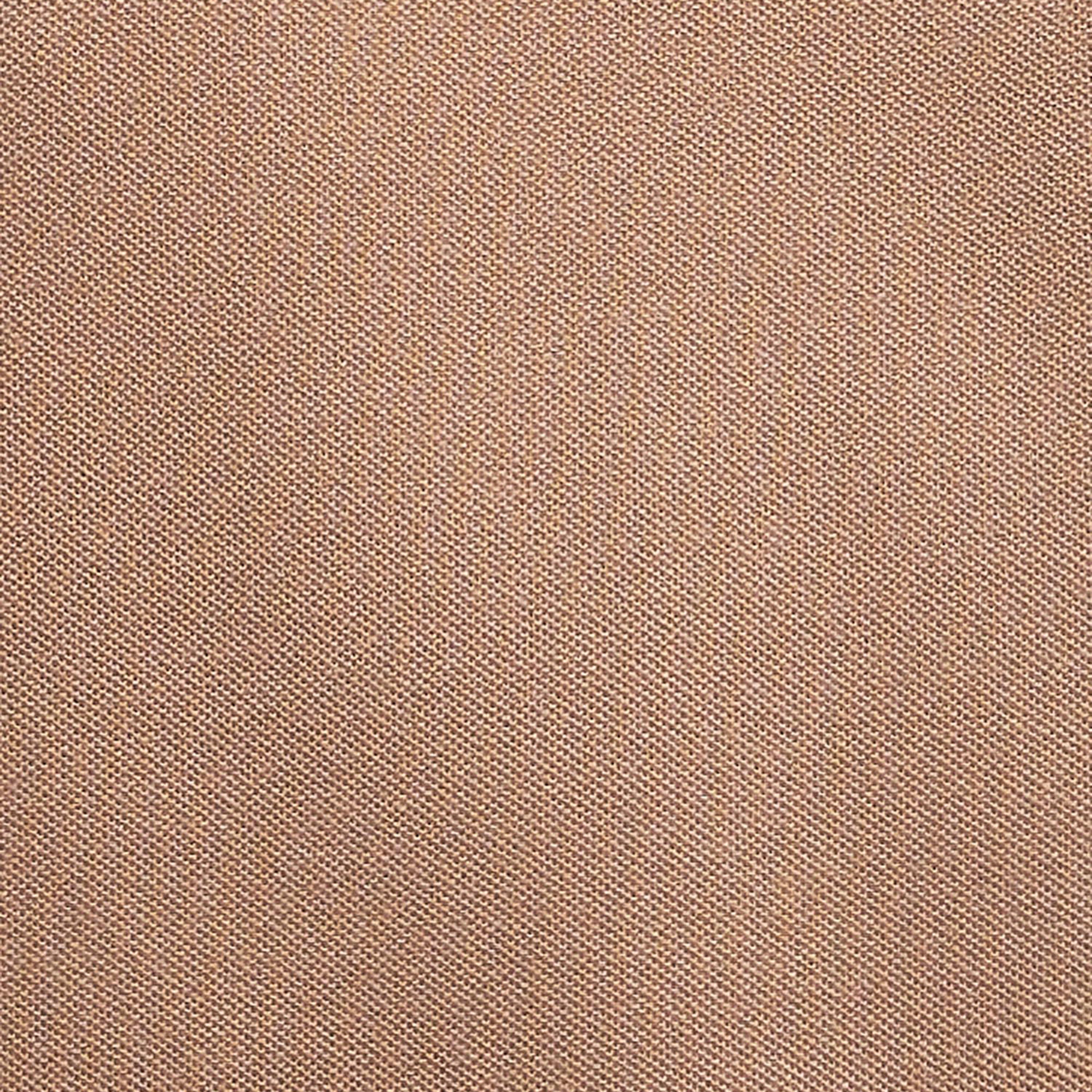 Mens Tartan Pique Polo Shirt Sandstone