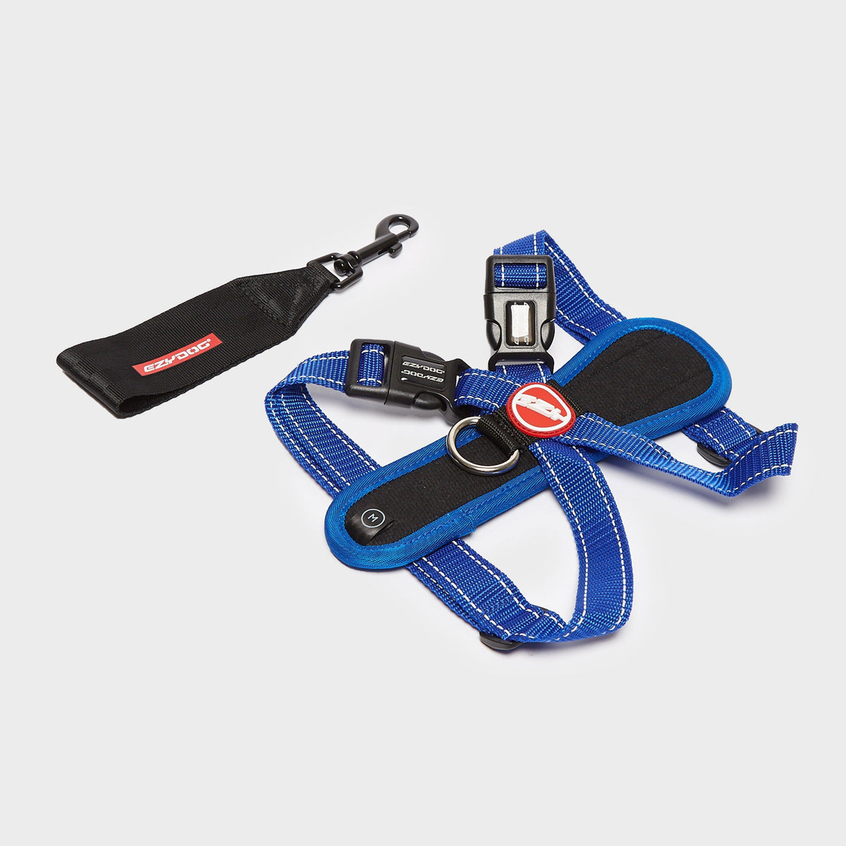 Chest Plate Dog Harness Blue Medium