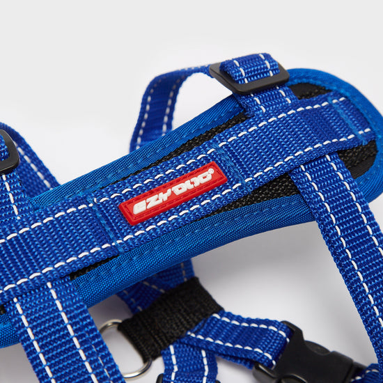 Chest Plate Dog Harness Blue Small