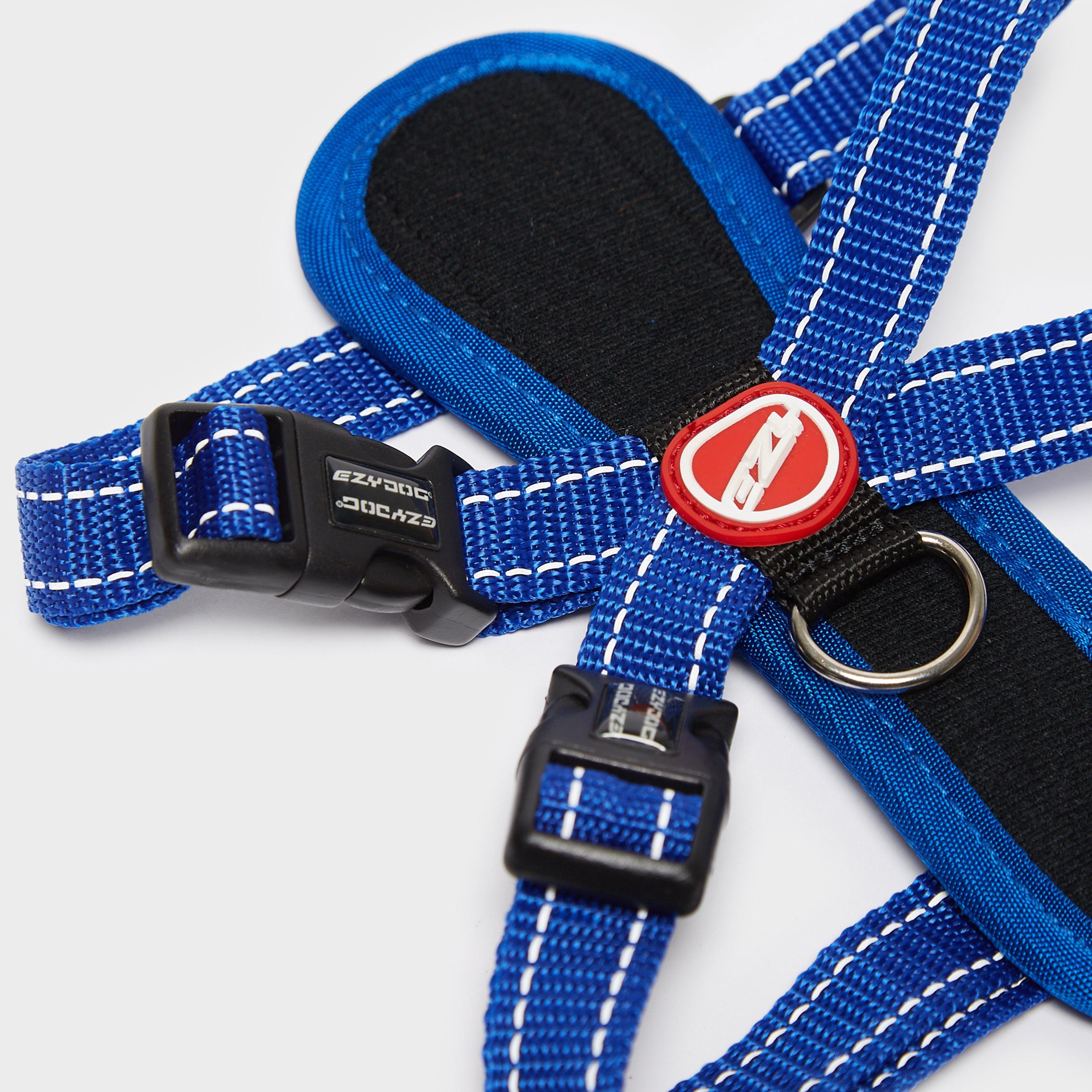 Chest Plate Dog Harness Blue Small