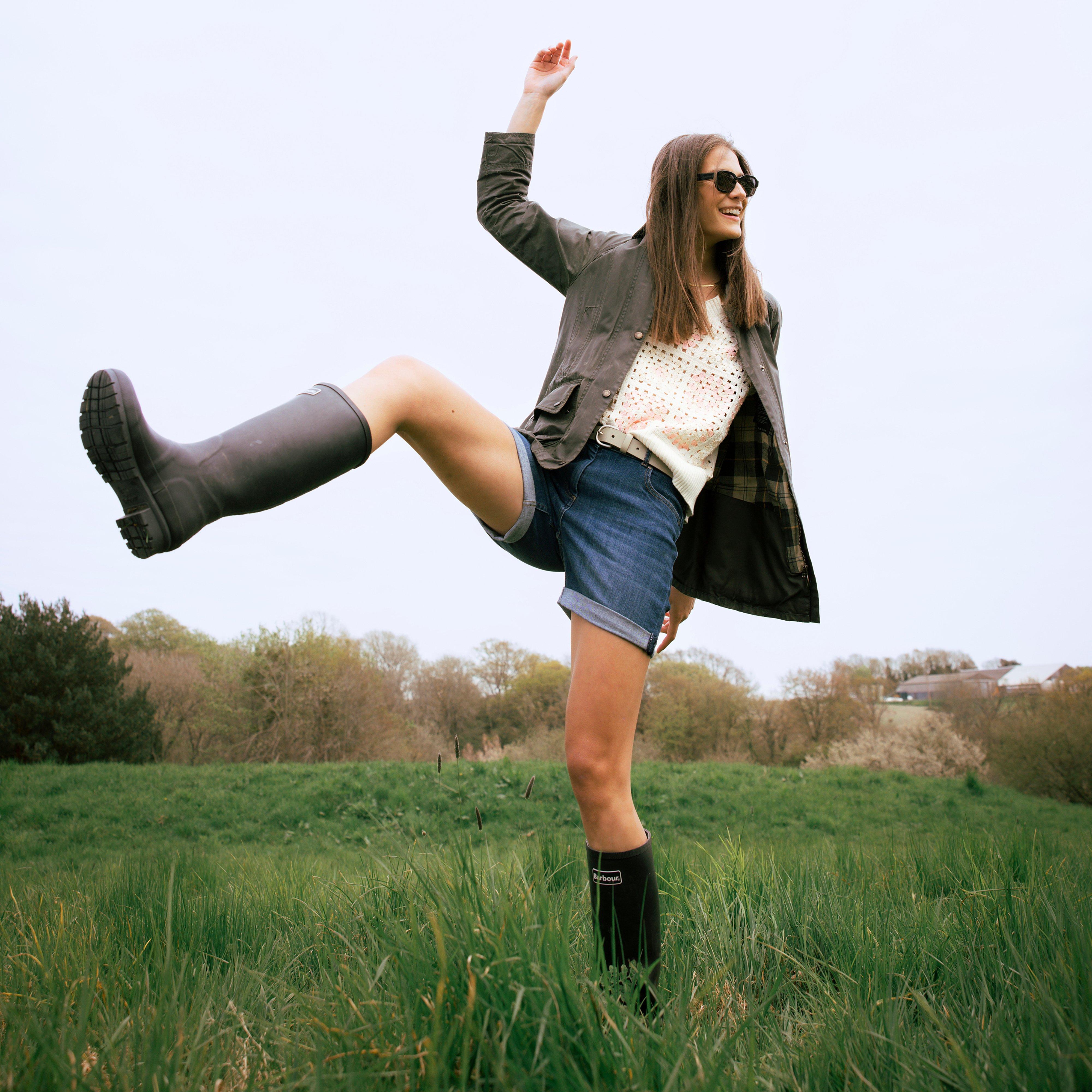 Womens Abbey Wellington Boots Black