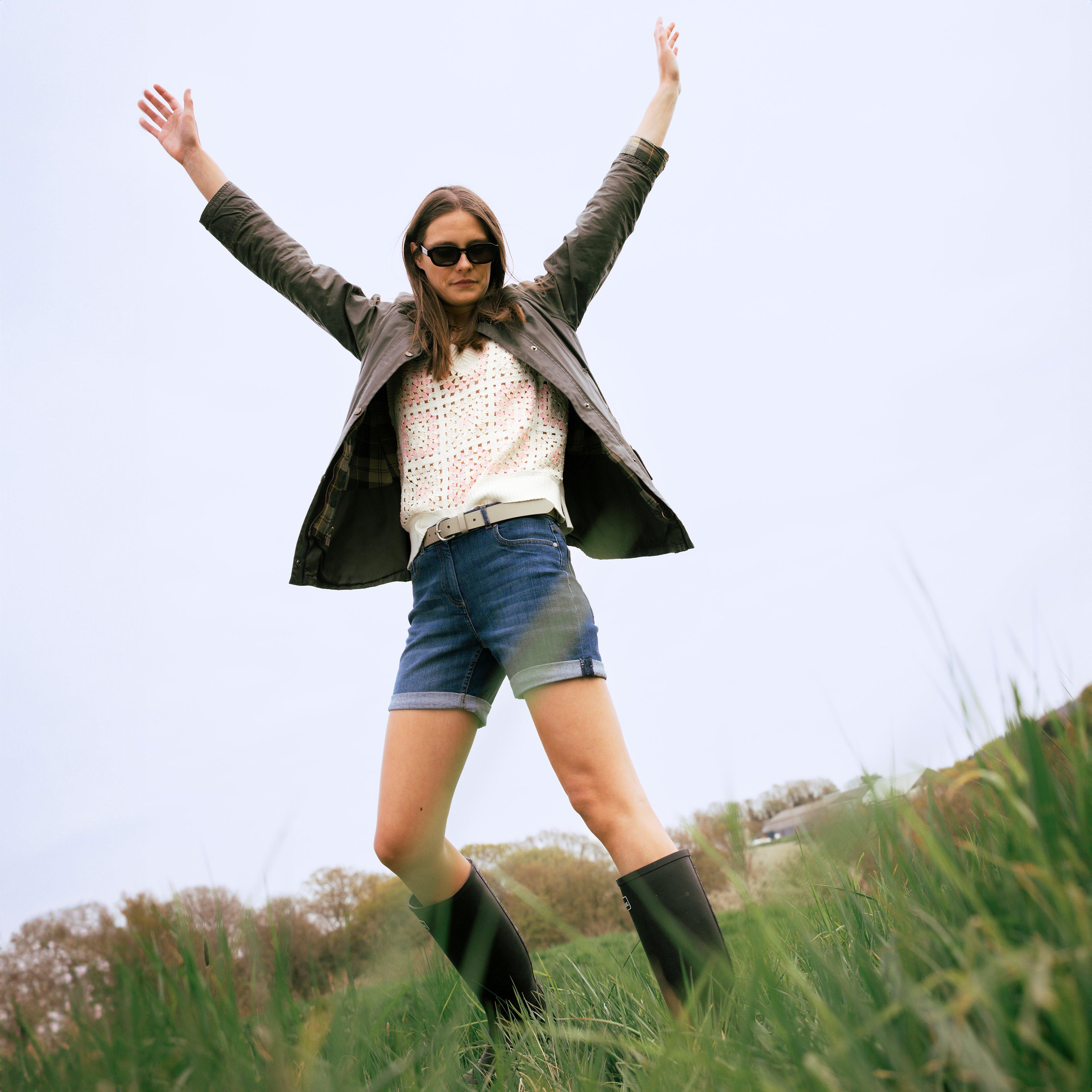 Womens Abbey Wellington Boots Black