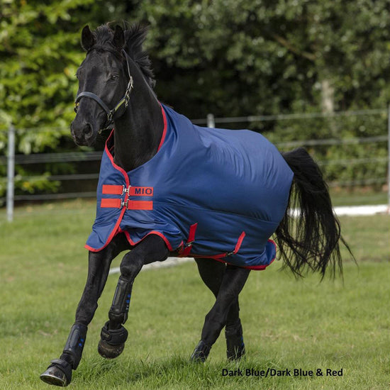 Mio Lite Standard 0g Turnout Rug Navy/Red