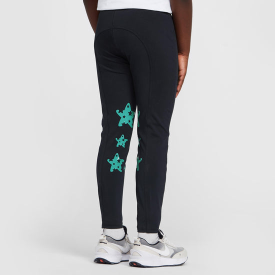 Kids Theodora Riding Tights Navy Stars