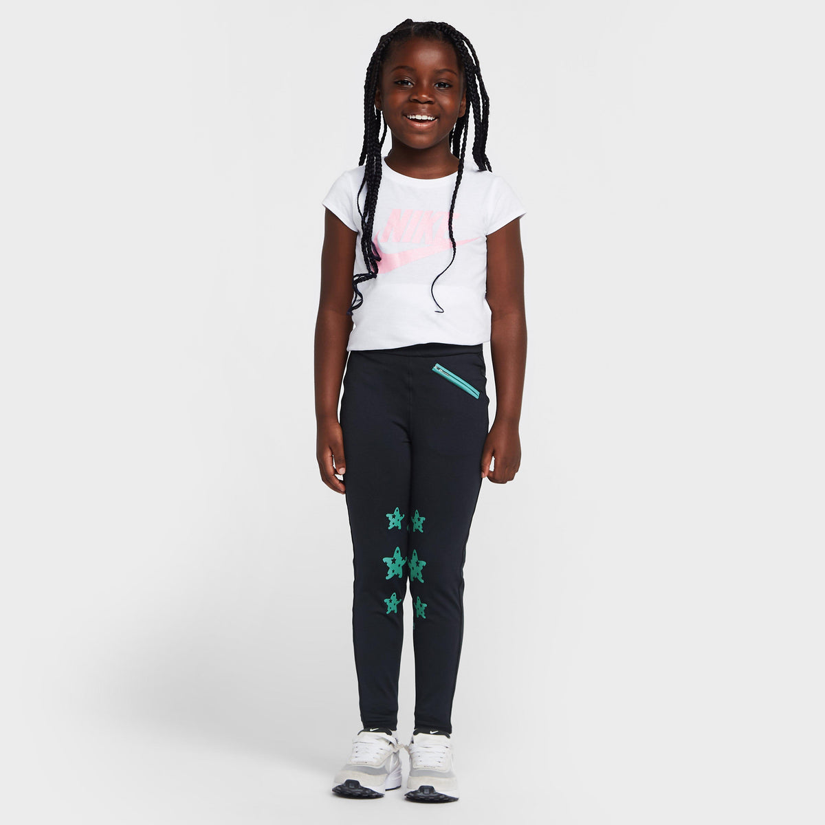 Kids Theodora Riding Tights Navy Stars