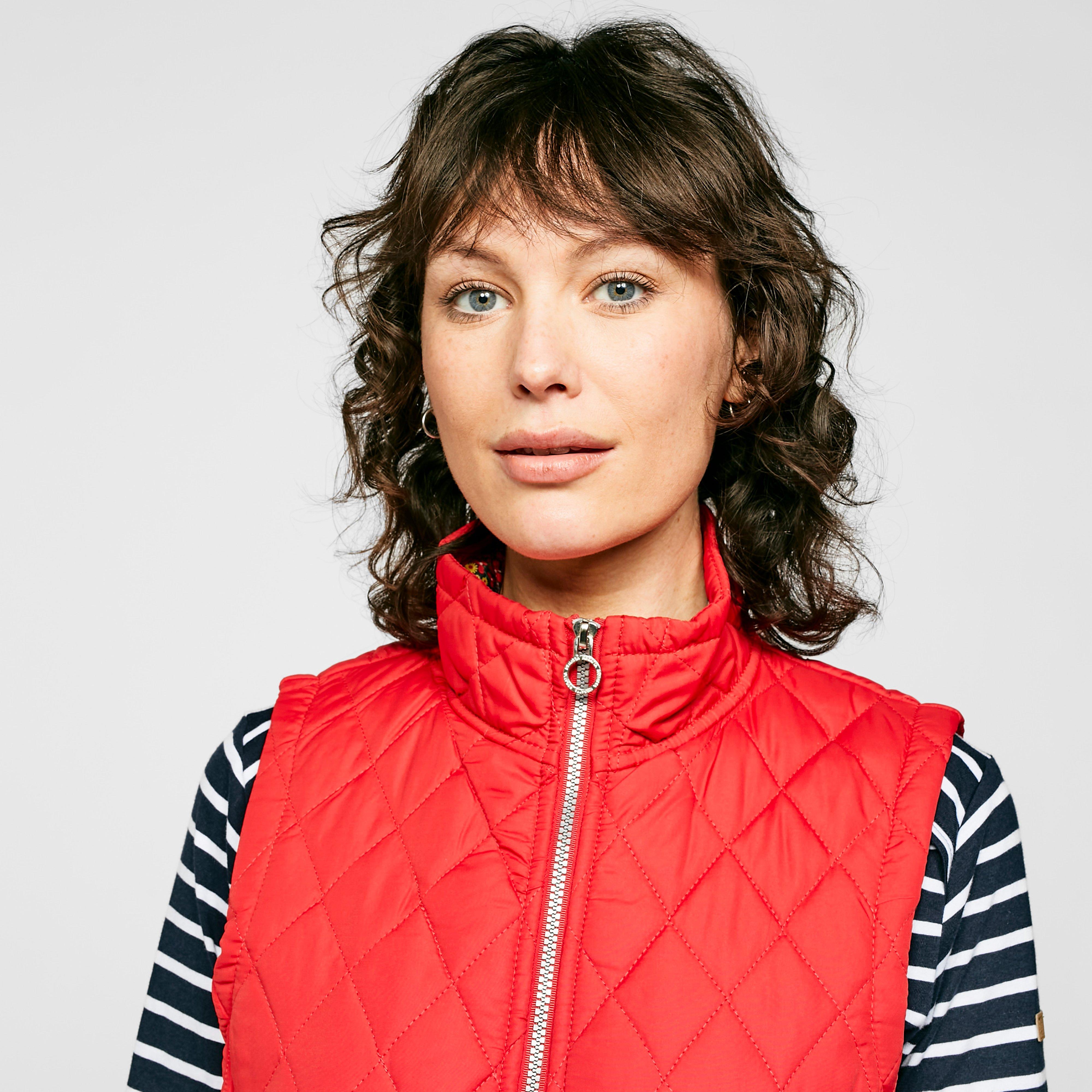 Womens Charna Gilet Red