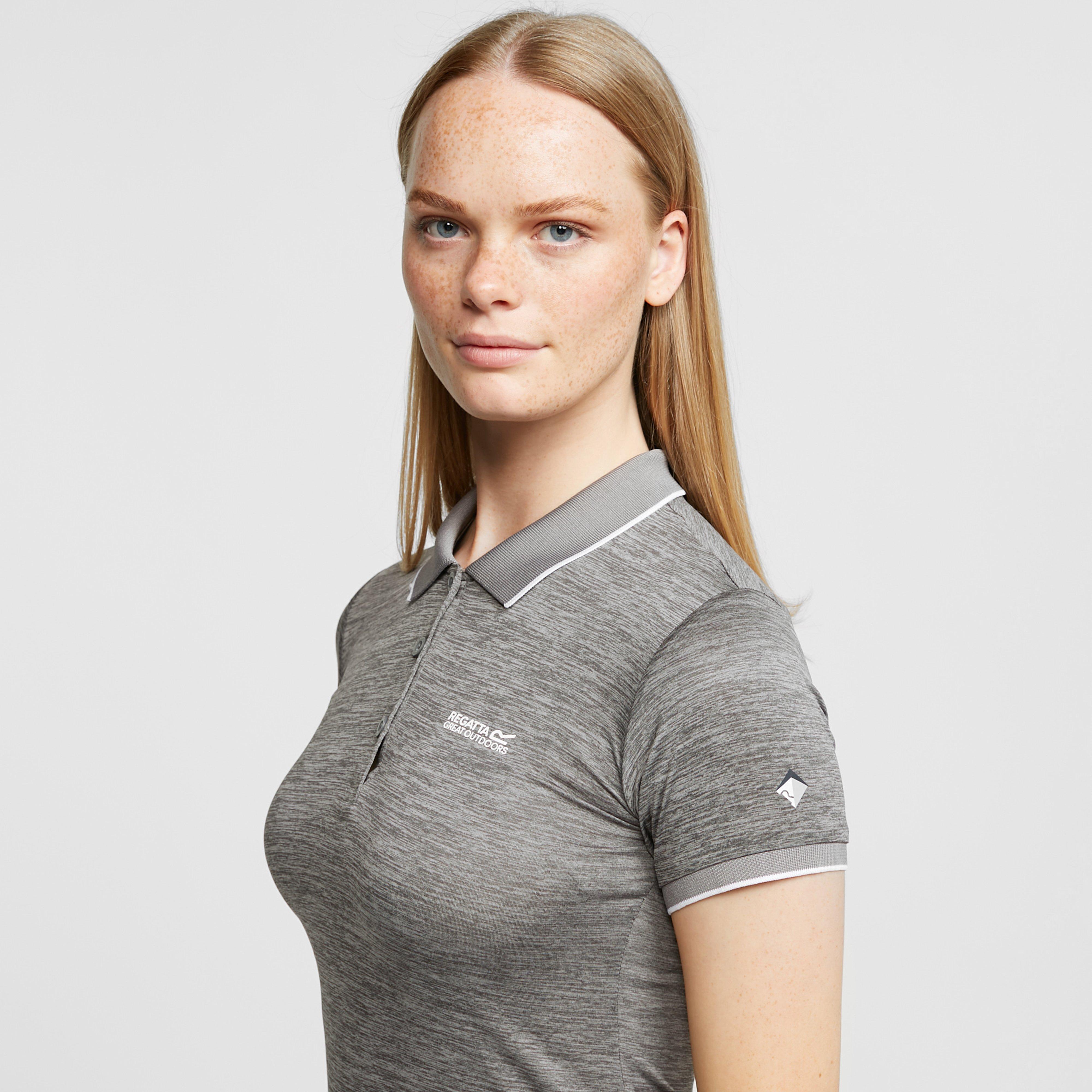 Womens Remex II Active Polo Shirt Grey