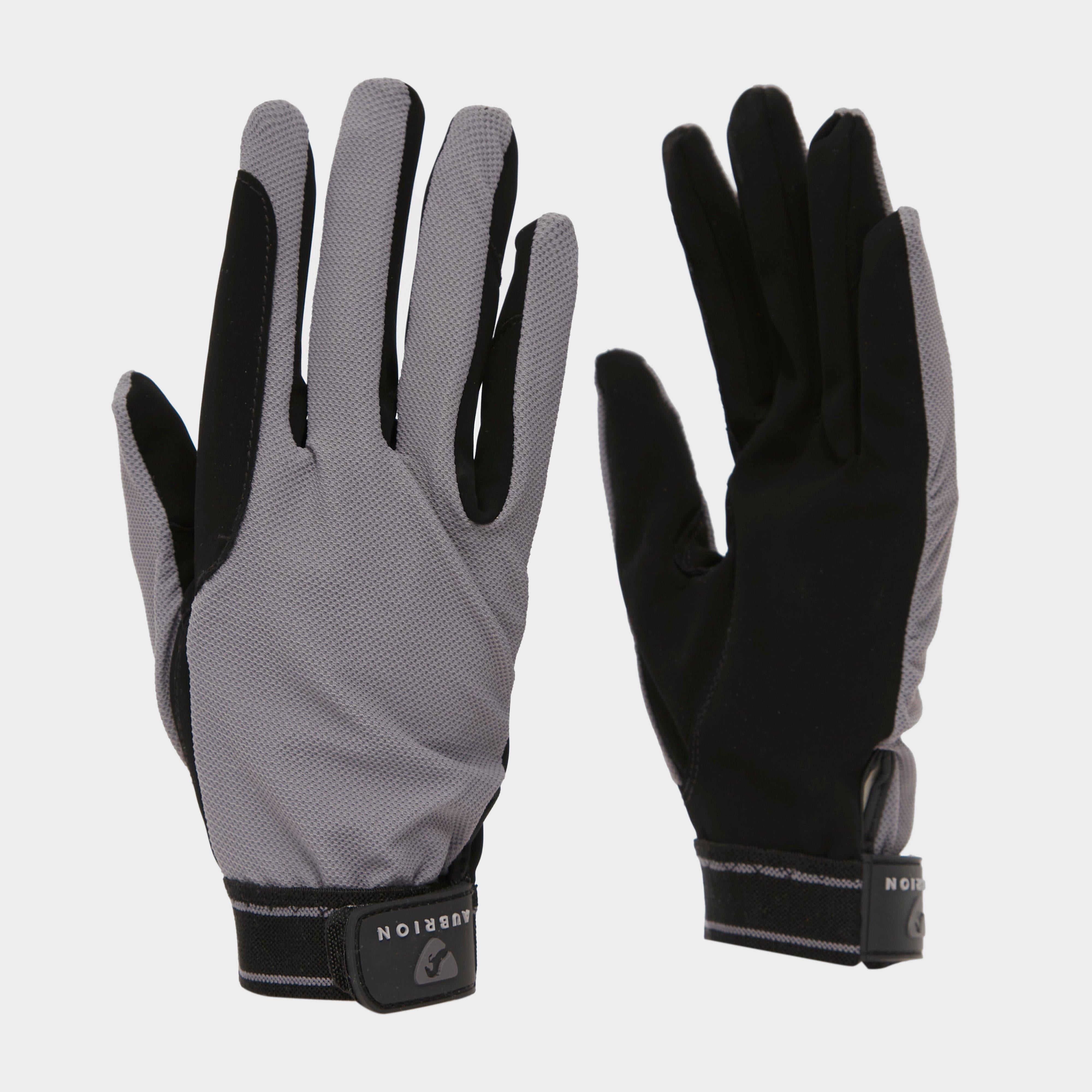 Mesh Riding Gloves Grey