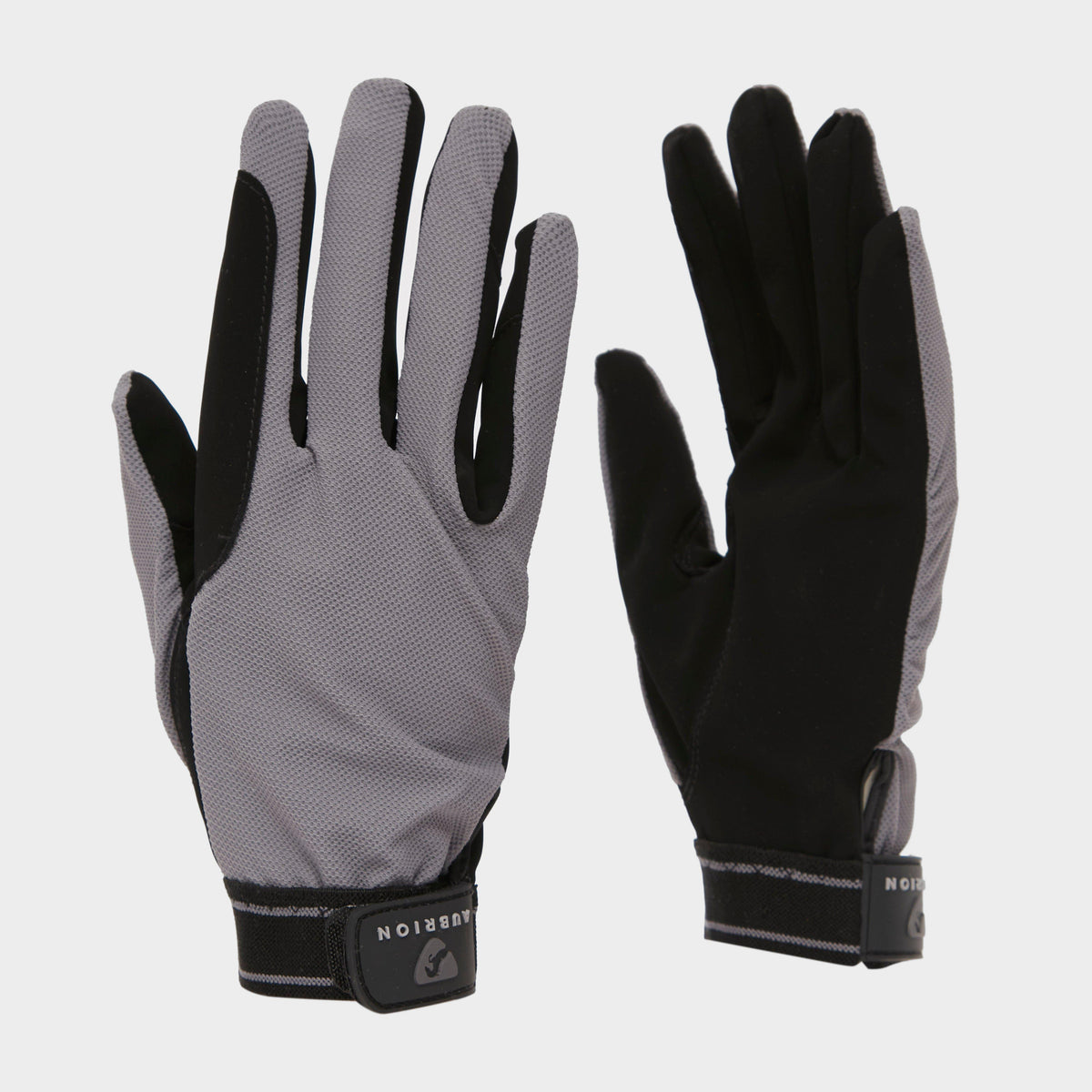 Mesh Riding Gloves Grey
