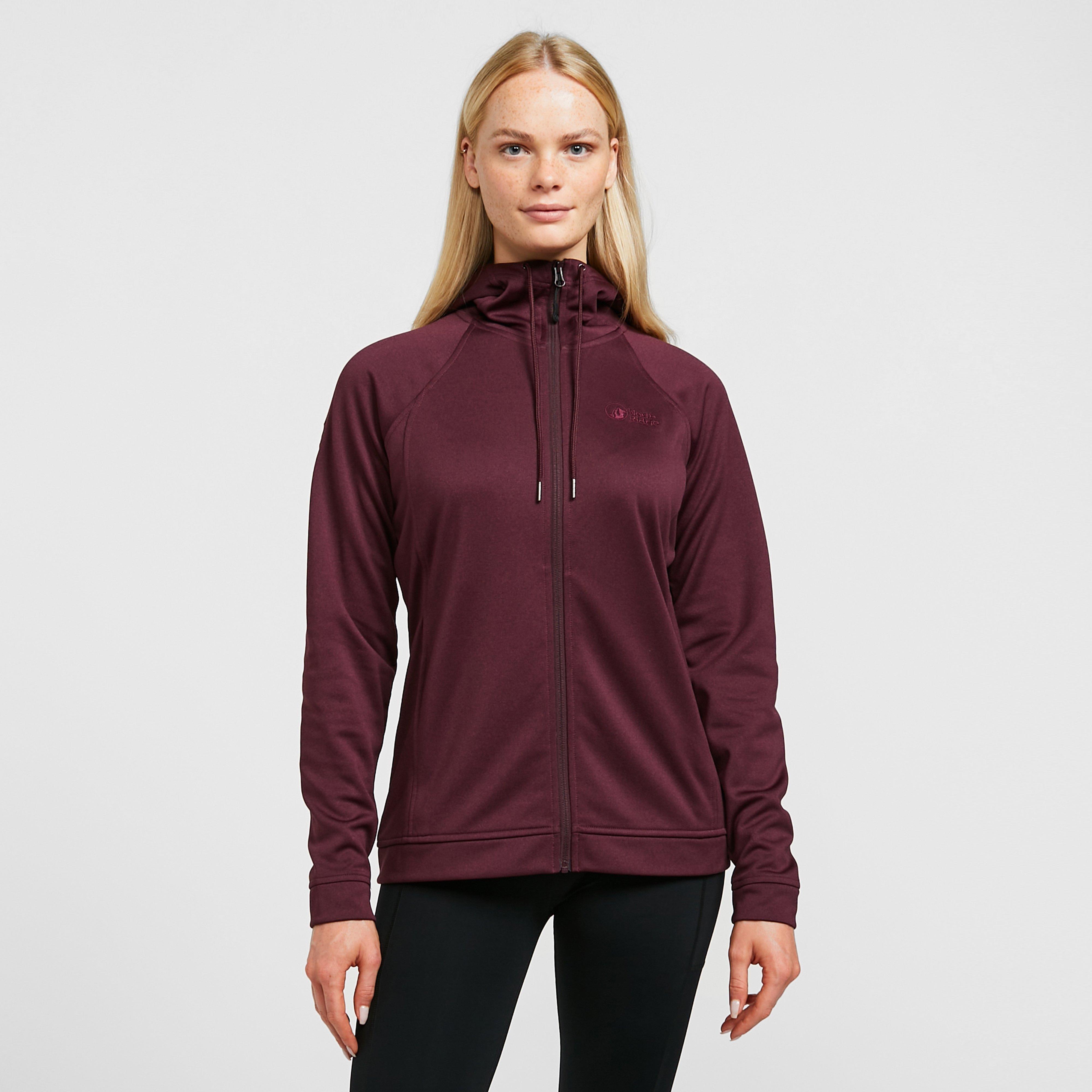 Womens Breathe Hoody Burgundy
