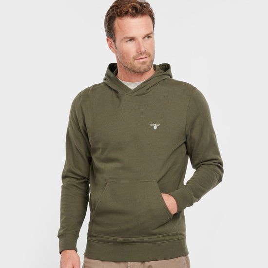 Mens Essential Hoodie Green