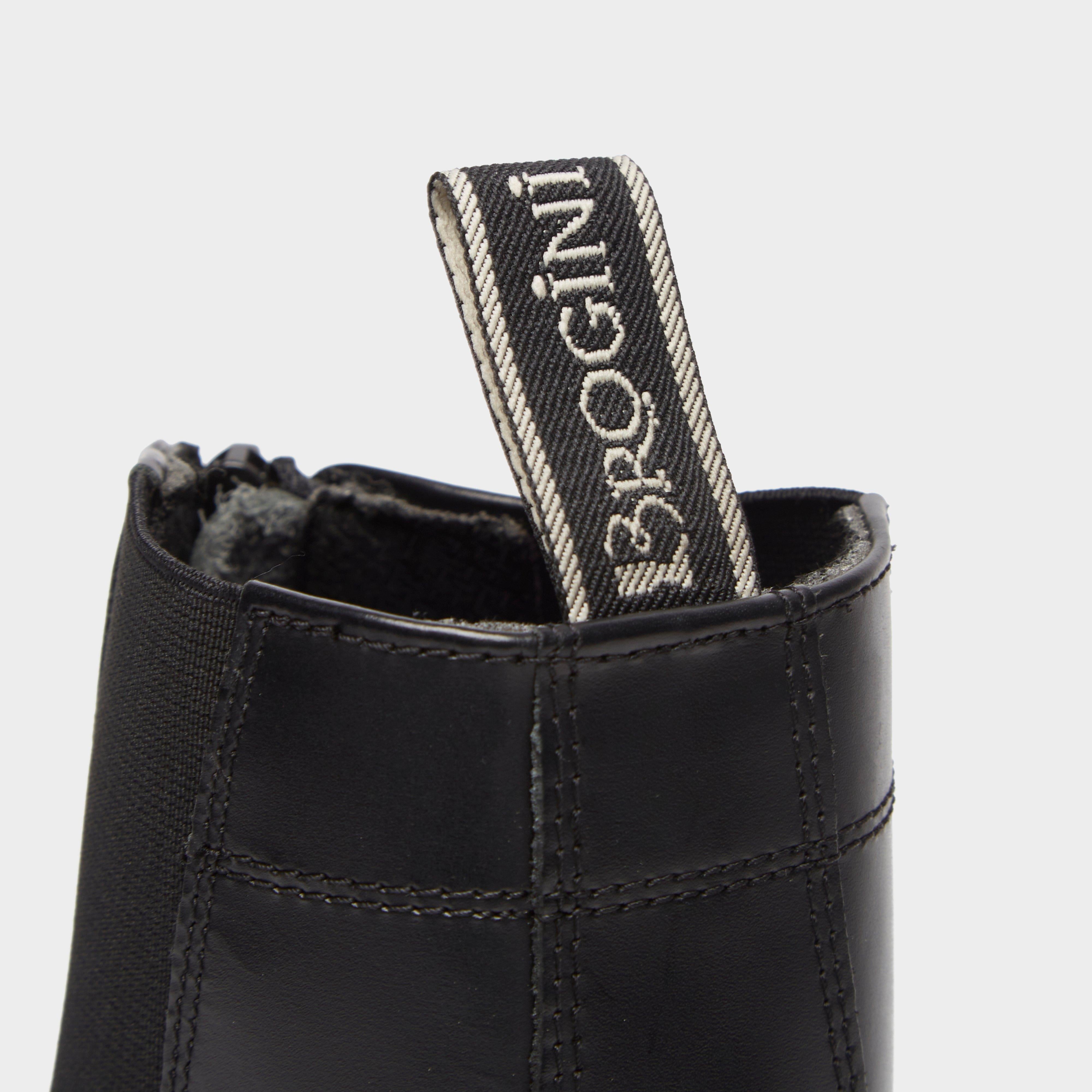 Mens Tivoli Front Zip Jodhpur Boots Black