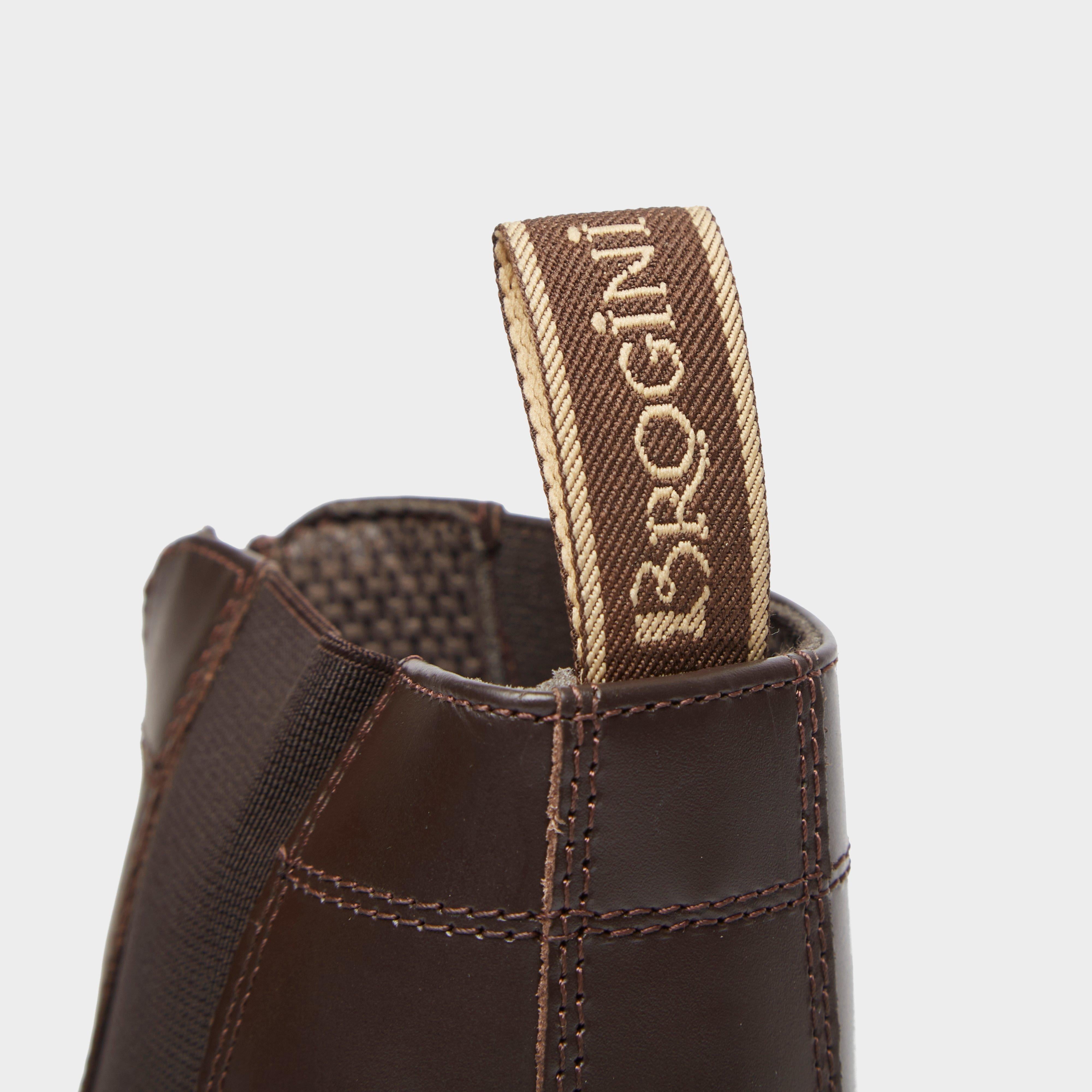 Mens Tivoli Front Zip Jodhpur Boots Brown