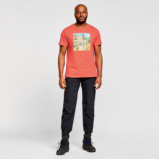 Mens Cline IV Graphic T-Shirt Spice Red