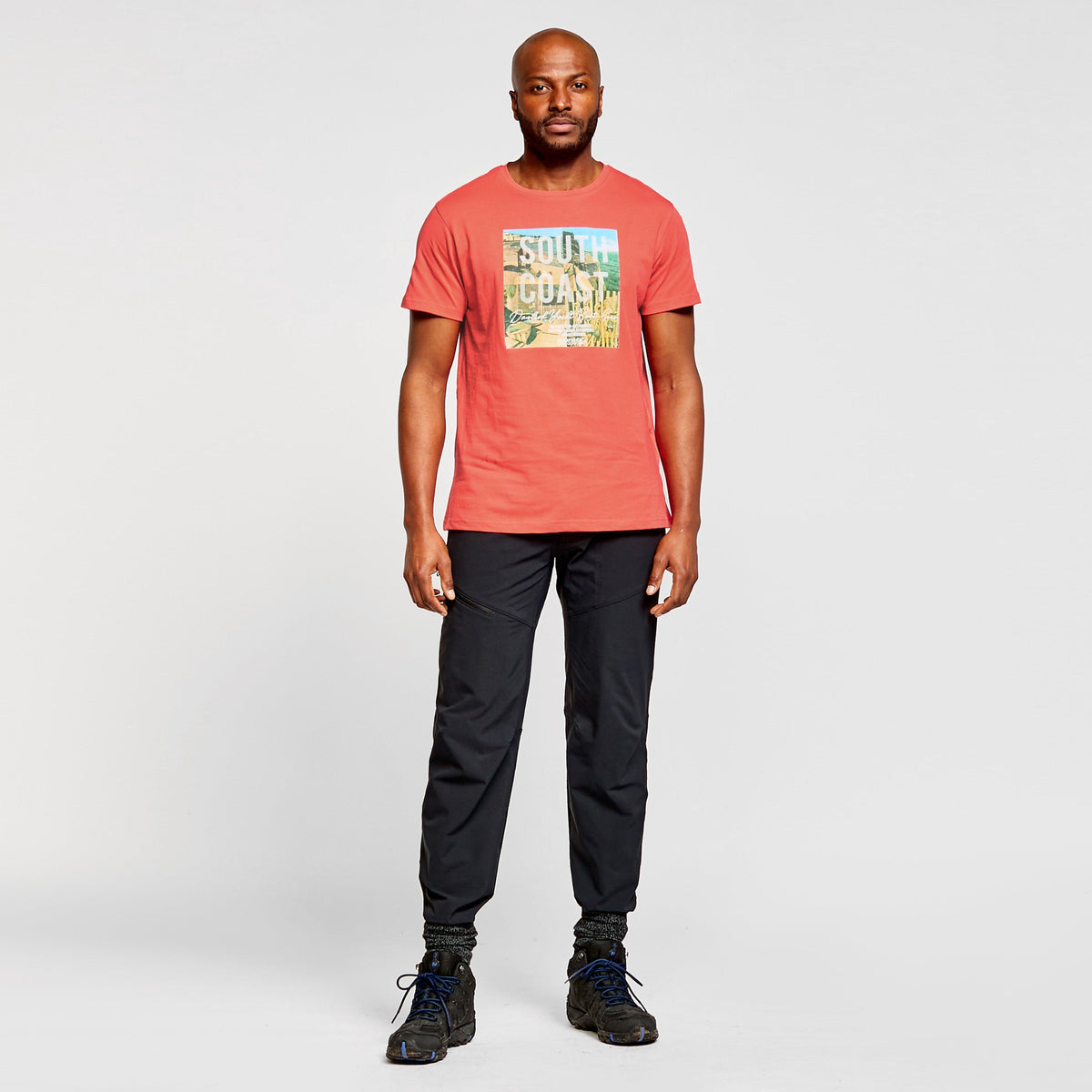 Mens Cline IV Graphic T-Shirt Spice Red