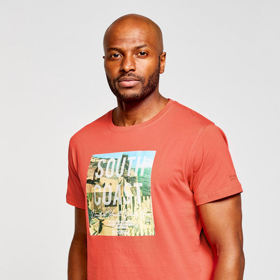 Mens Cline IV Graphic T-Shirt Spice Red