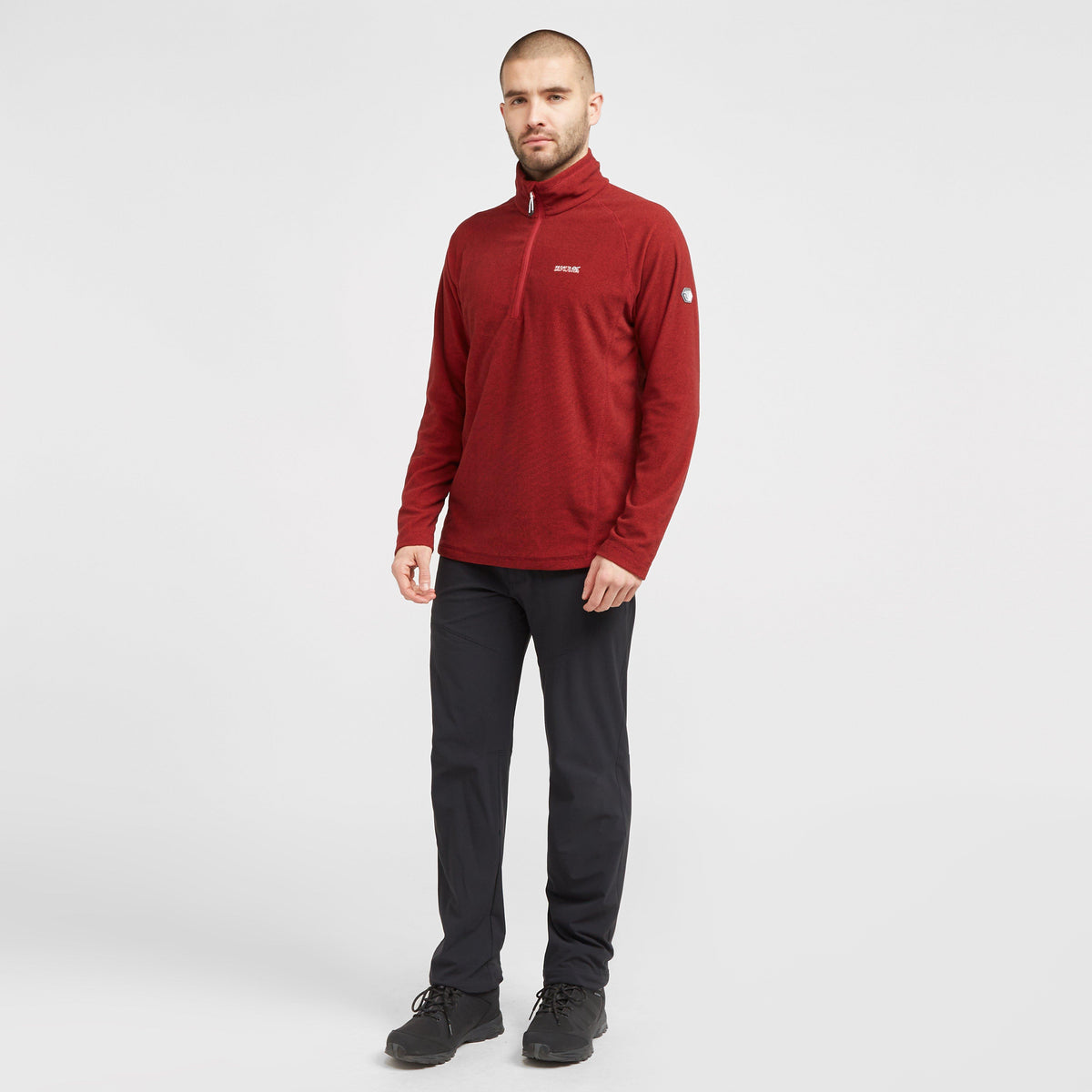 Mens Montes Fleece Cajun Orange/Black