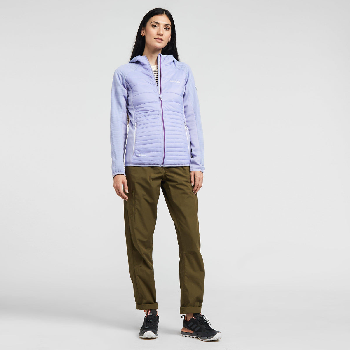 Ladies Andreson V Hybrid Jacket Lilac Bloom
