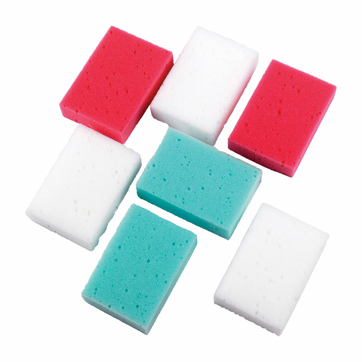 Economy Sponge 7 pack Assorted Colours