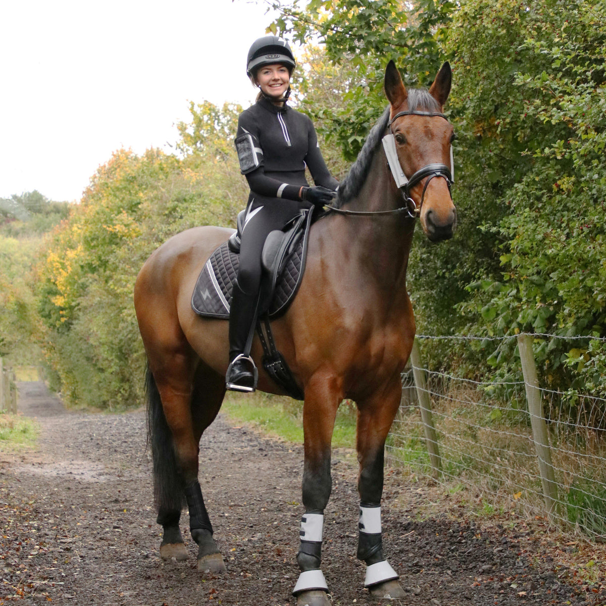 HyVIZ Leg Bands Silver