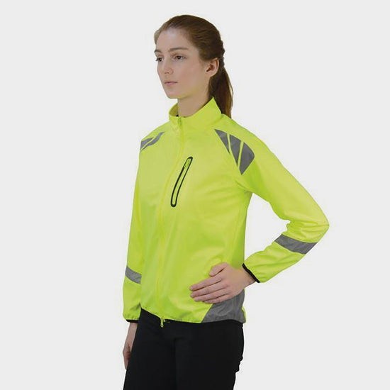 HyVIZ Equestrian Reflector Jacket Yellow