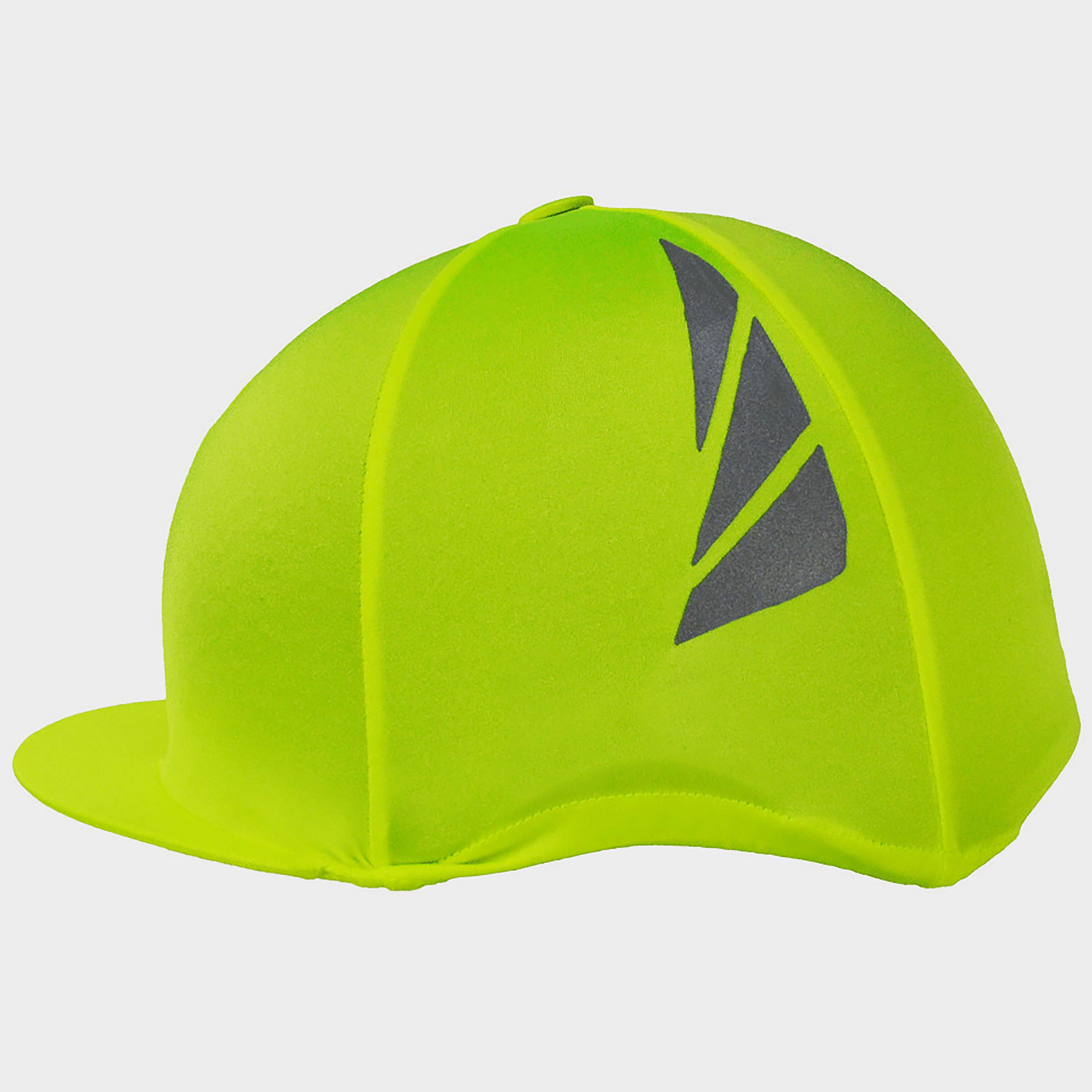 HyVIZ Equestrian Reflector Hat Cover Yellow