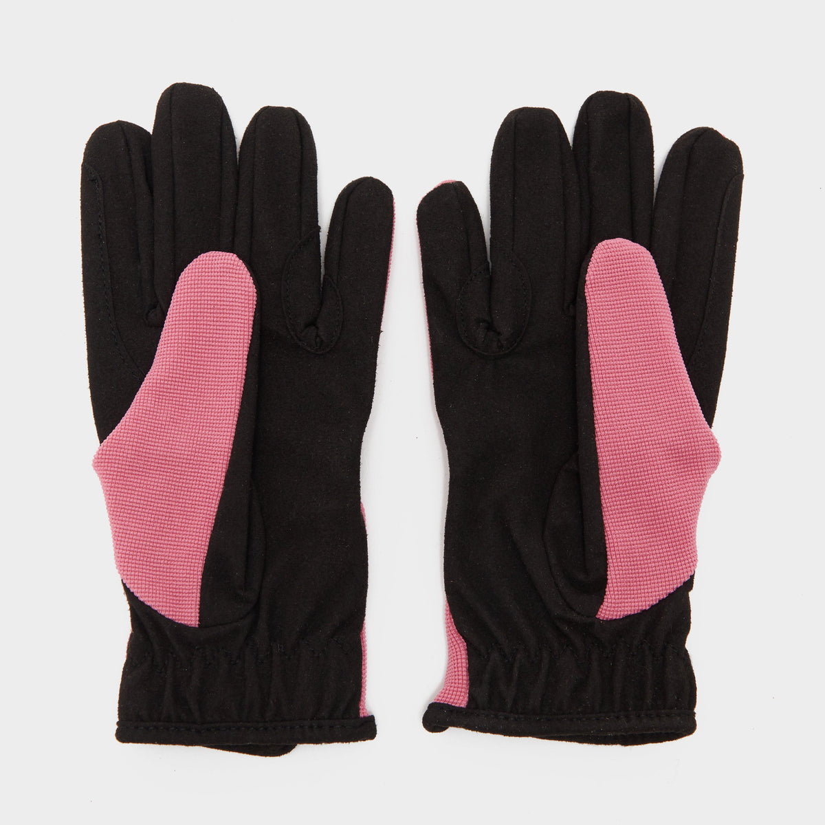 Hy5 Childs Everyday Two Tone Riding Gloves Black/Pink