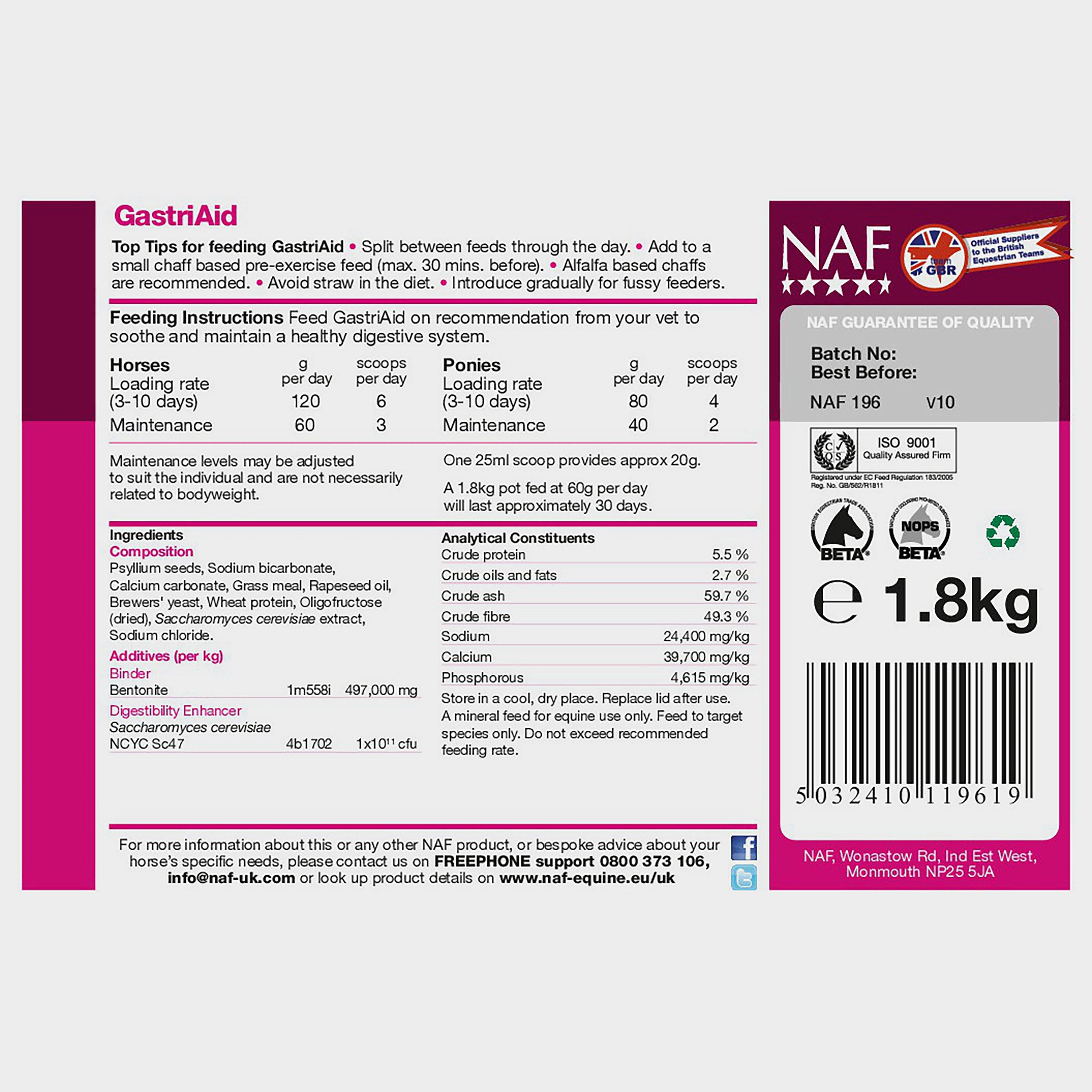 Gastri Aid 1.8KG