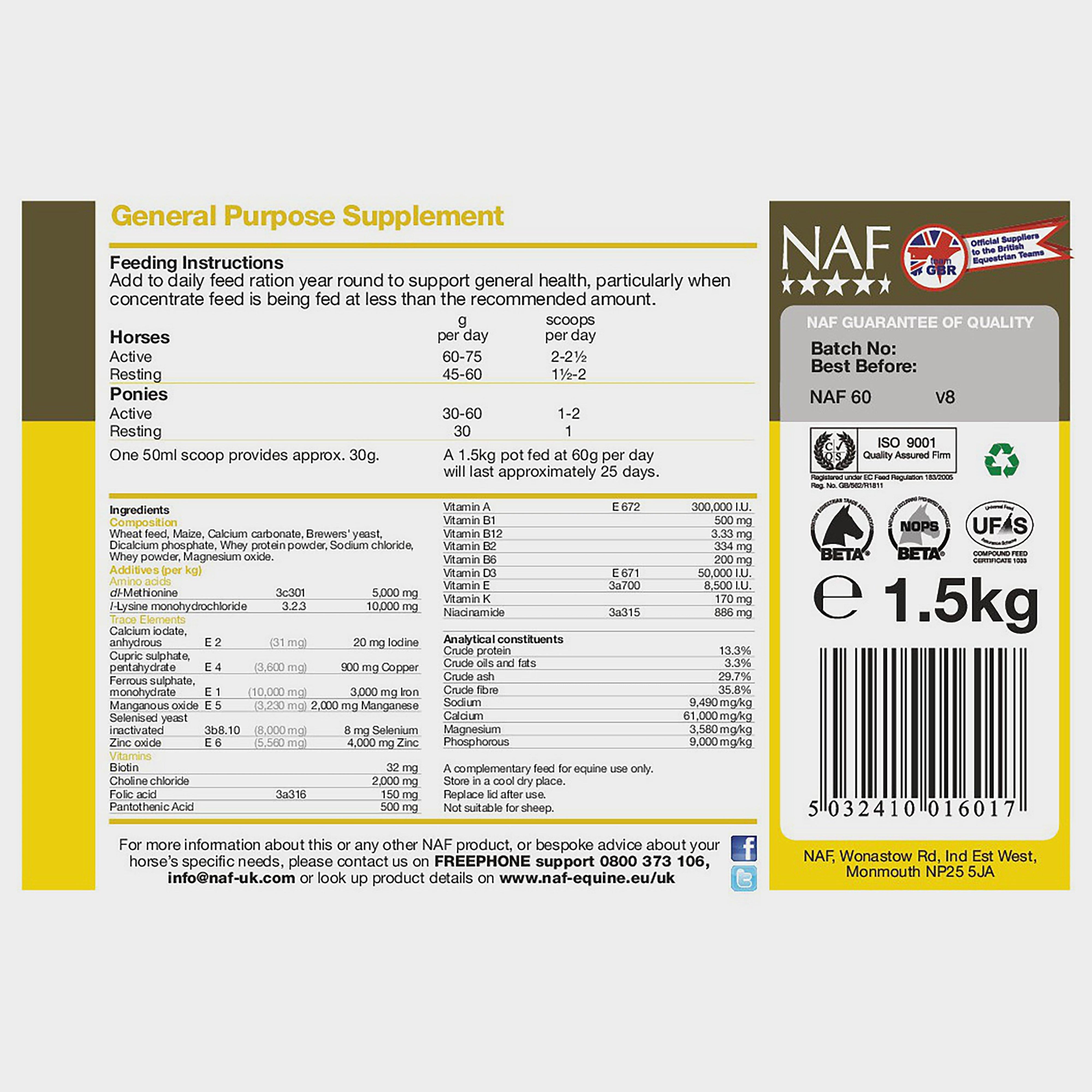 General Purpose Supplement Refill 2kg