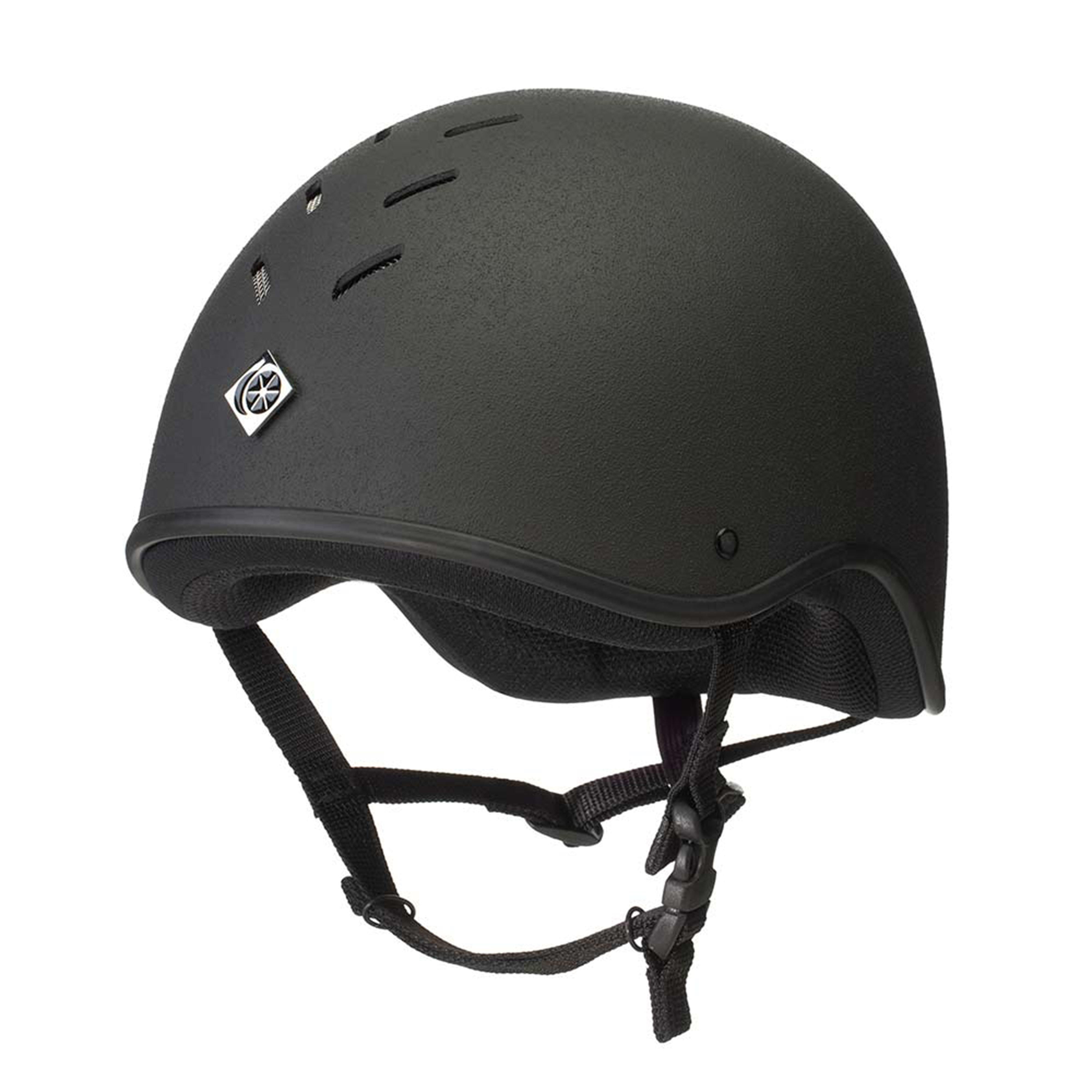 Young Riders Ventilated Jockey Skull Black