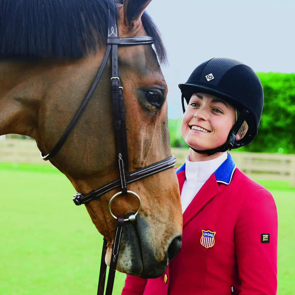 Adults AYR8 Plus Riding Hat Black/Silver