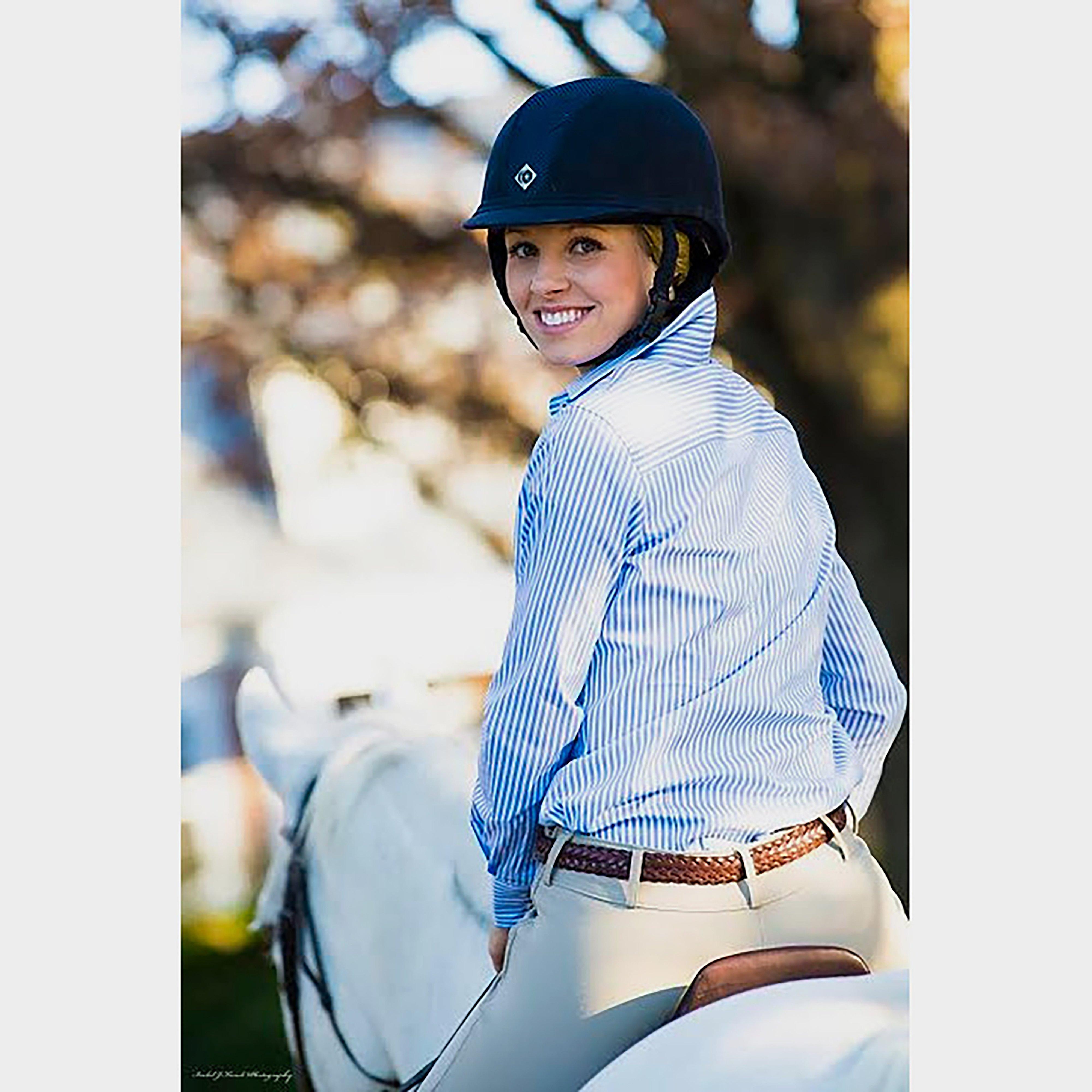 Adults AYR8 Plus Riding Hat Black/Silver