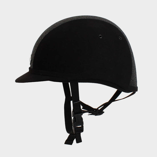 Junior YR8 Sparkle Riding Hat Black/Black